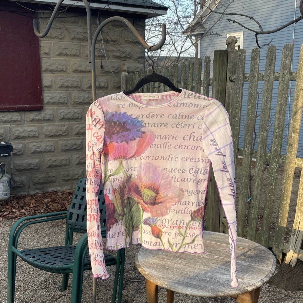 Cop.Copine Paris Floral shirt